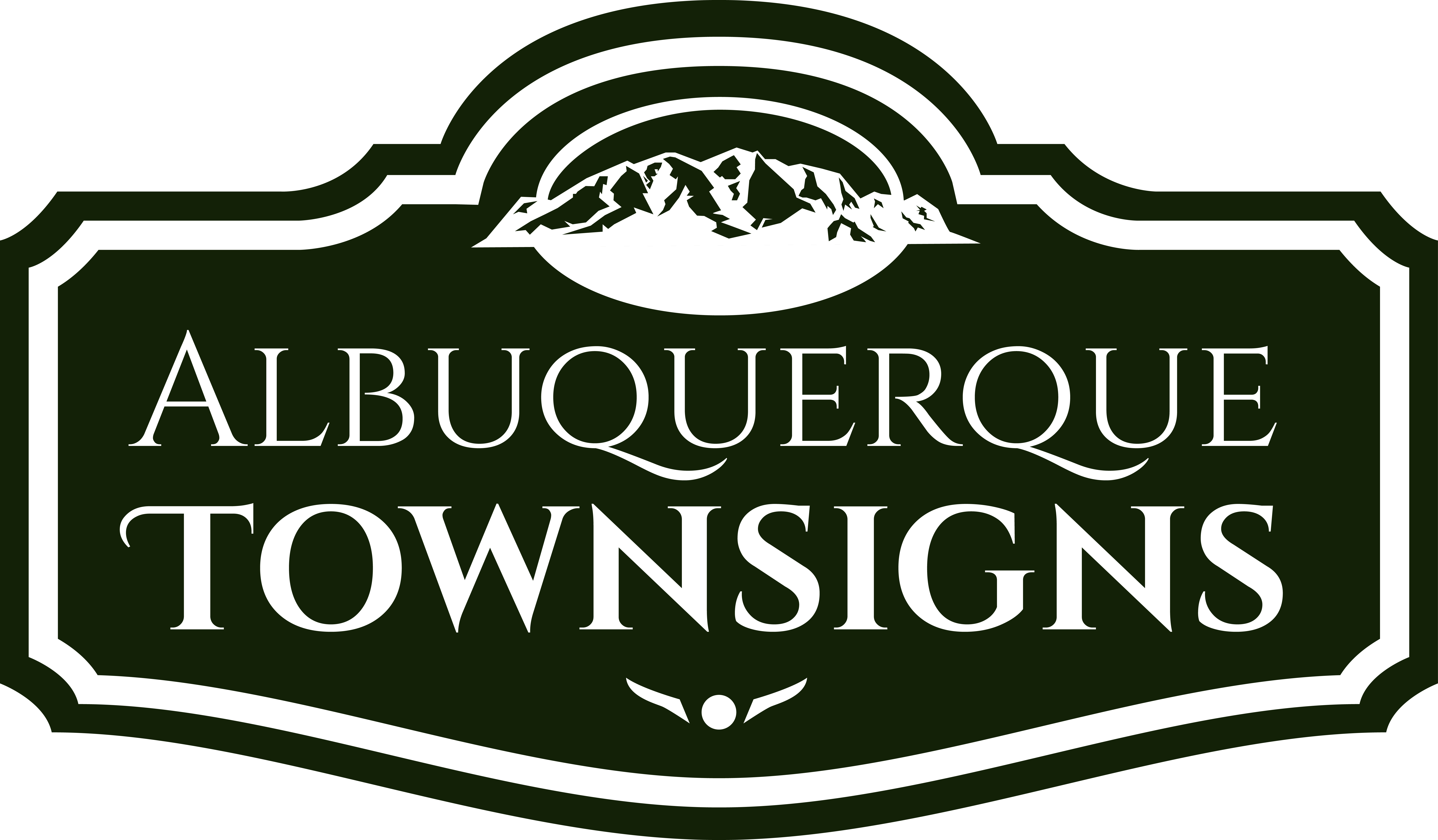 Town Signs for Albuquerque